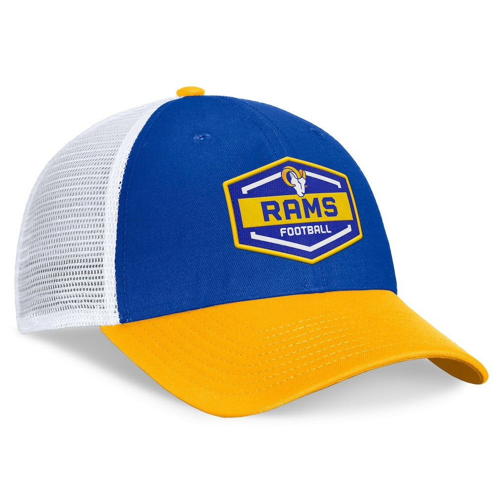 Los Angeles Rams Bench Trucker Adjustable Hat | NFL Near me