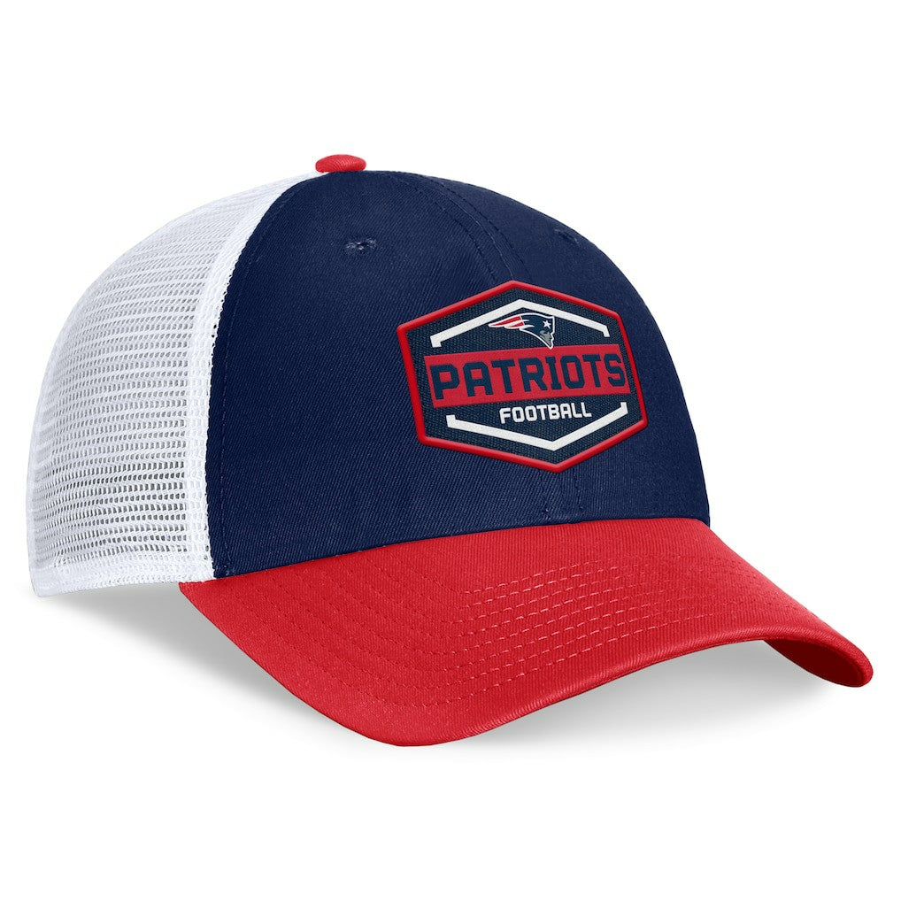 New England Patriots Bench Trucker Adjustable Hat | NFL Near me