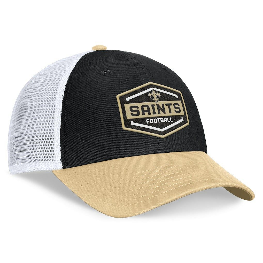 New Orleans Saints Bench Trucker Adjustable Hat | NFL US