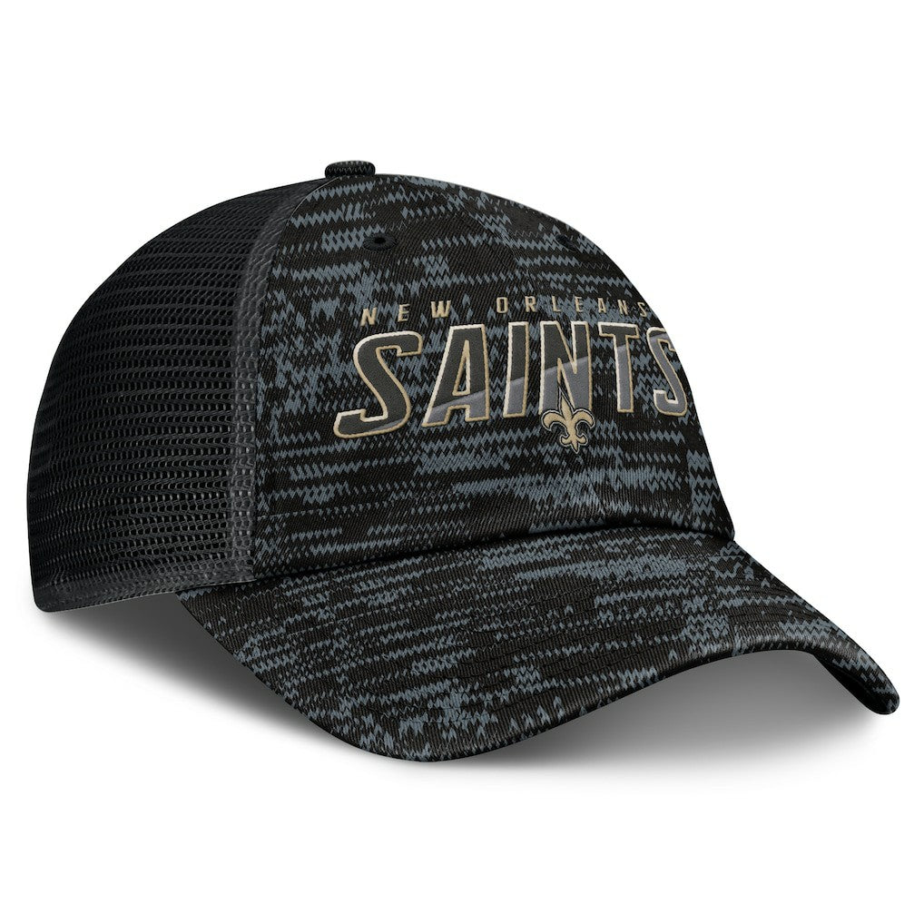 New Orleans Saints Challenge Trucker Adjustable Hat | NFL Sale