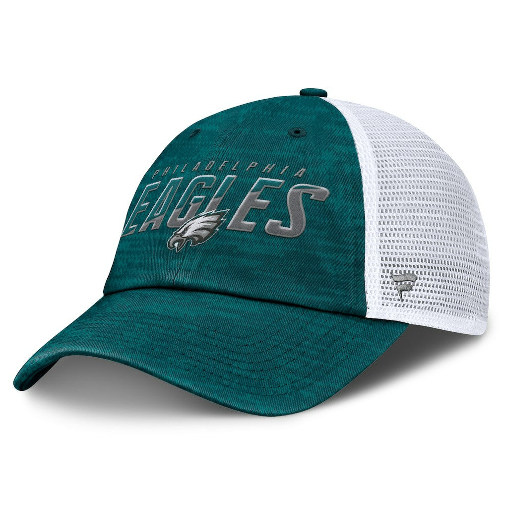 Philadelphia Eagles Challenge Trucker Adjustable Hat | NFL New