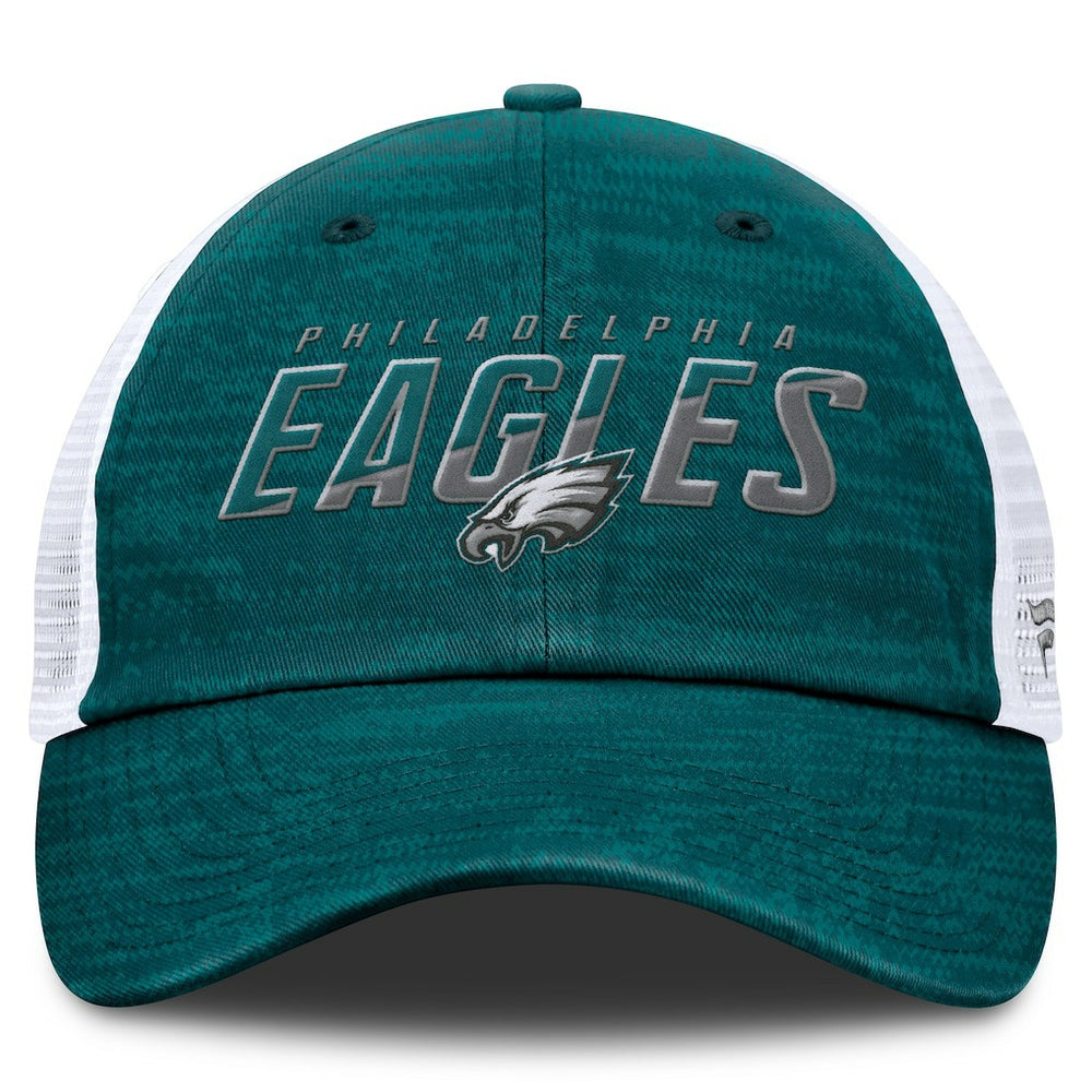 Philadelphia Eagles Challenge Trucker Adjustable Hat | NFL New