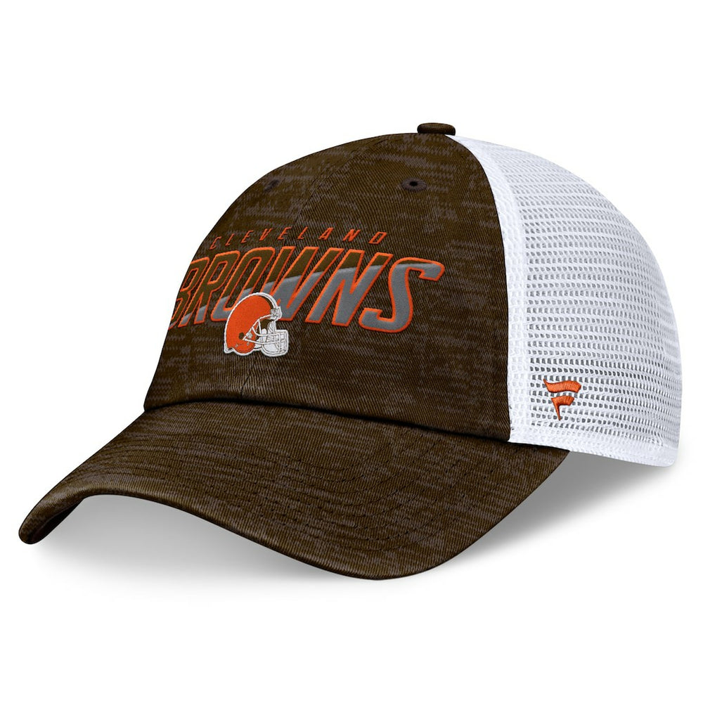Cleveland Browns Challenge Trucker Adjustable Hat | NFL Discount