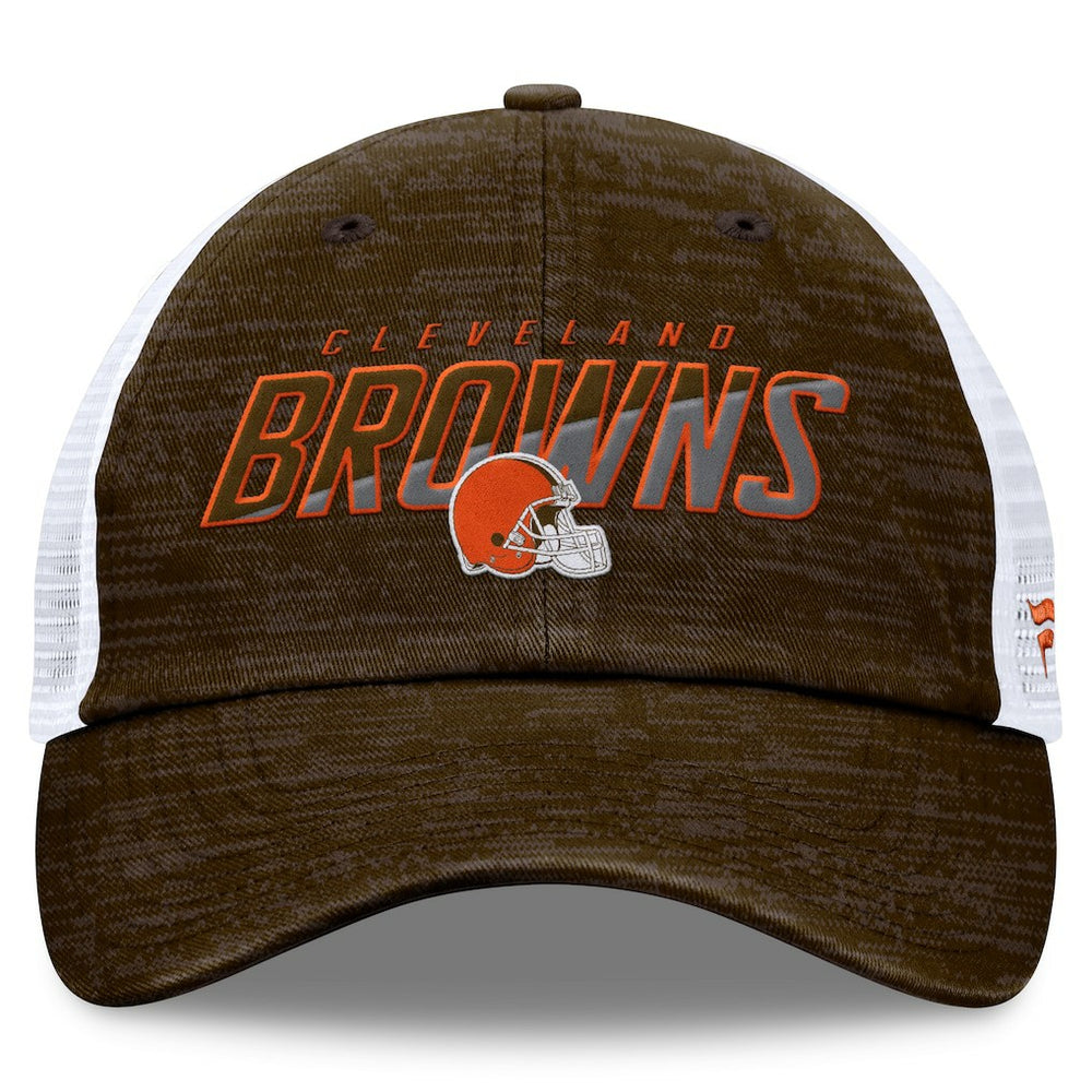 Cleveland Browns Challenge Trucker Adjustable Hat | NFL Discount