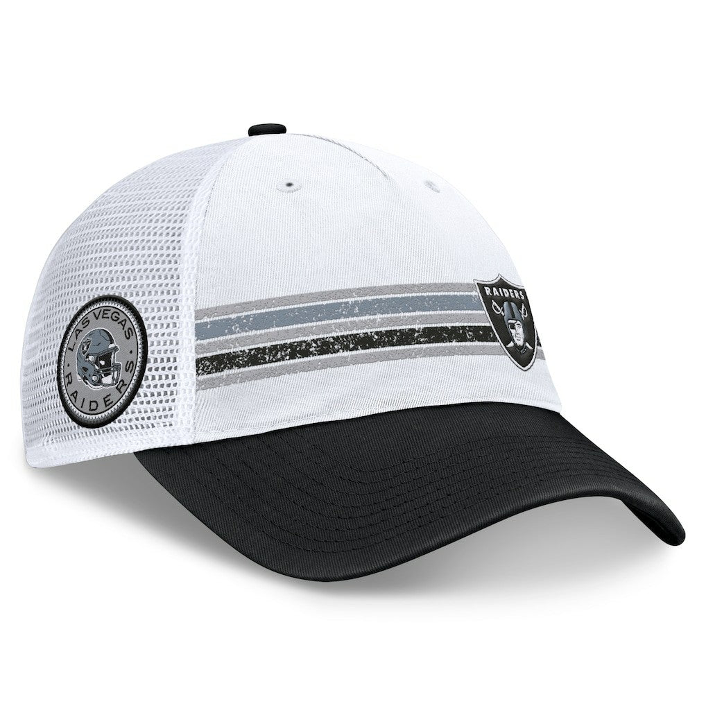 Las Vegas Raiders Flawless Stripe Adjustable Hat | NFL Online