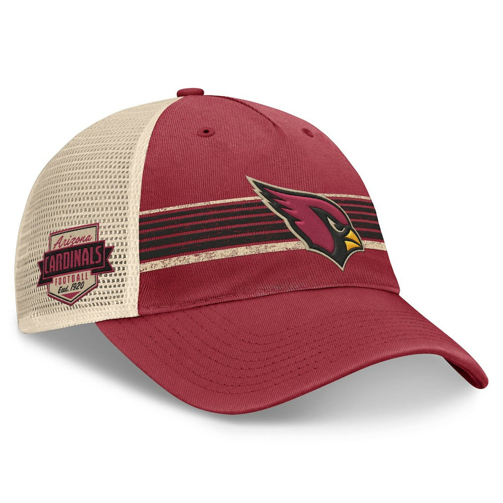 Arizona Cardinals Center Stripe Trucker Adjustable Hat | NFL US