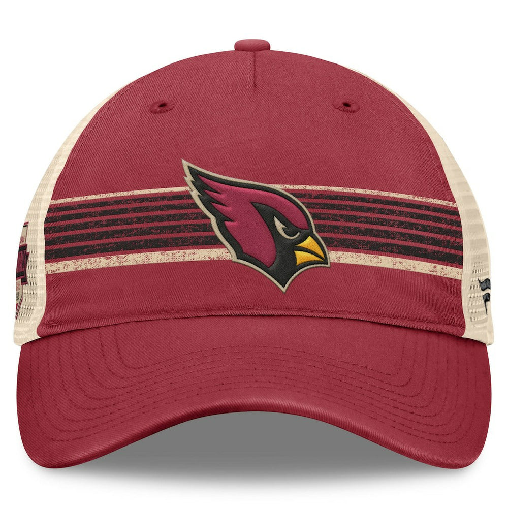 Arizona Cardinals Center Stripe Trucker Adjustable Hat | NFL US