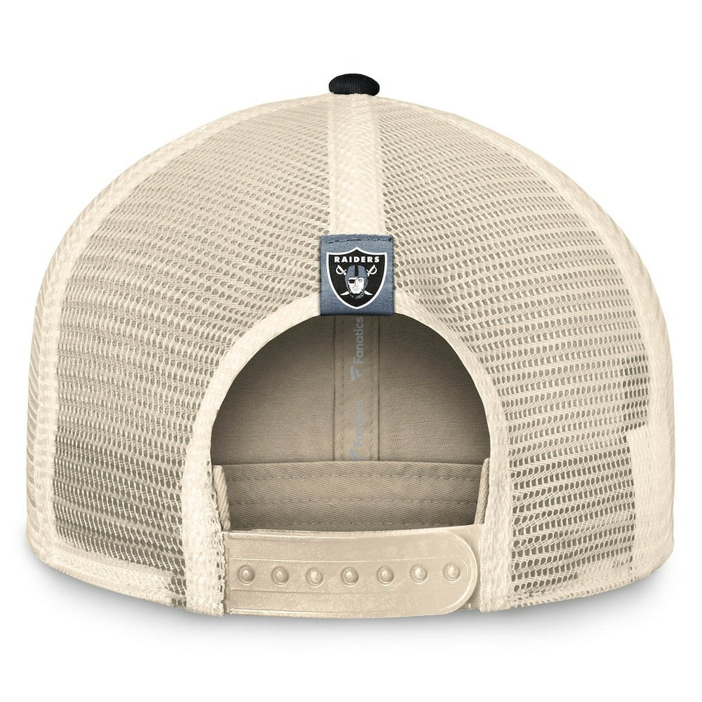 Las Vegas Raiders Diamond Stripe Trucker Adjustable Hat | NFL Sale