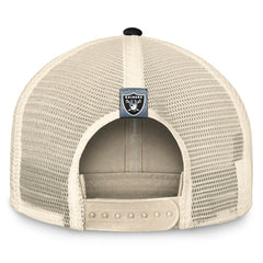 Las Vegas Raiders Diamond Stripe Trucker Adjustable Hat | NFL Sale