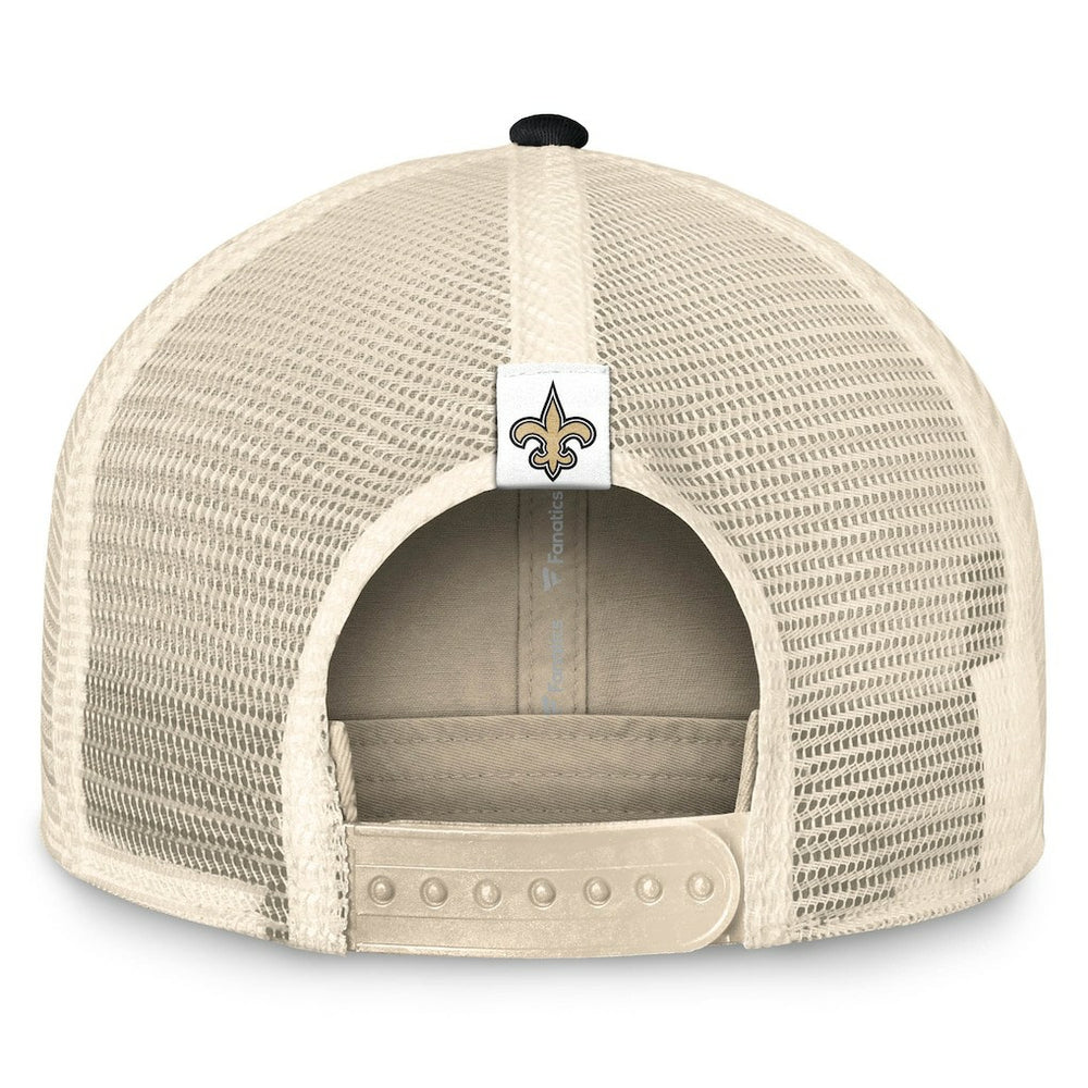 New Orleans Saints Diamond Stripe Trucker Adjustable Hat | NFL Outlet