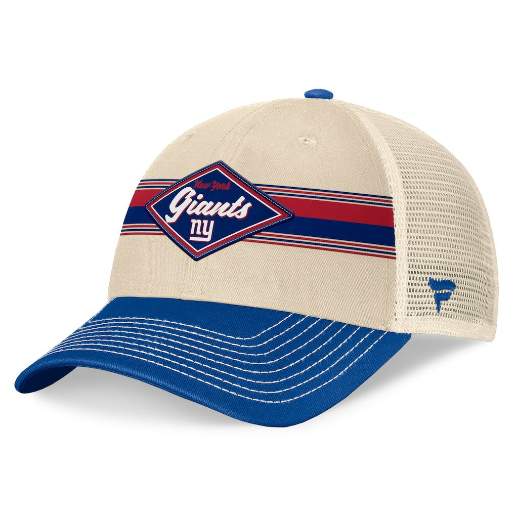 New York Giants Diamond Stripe Trucker Adjustable Hat | NFL Online