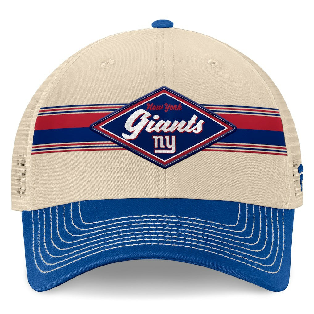 New York Giants Diamond Stripe Trucker Adjustable Hat | NFL Online