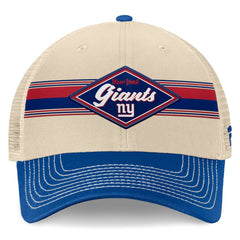 New York Giants Diamond Stripe Trucker Adjustable Hat | NFL Online