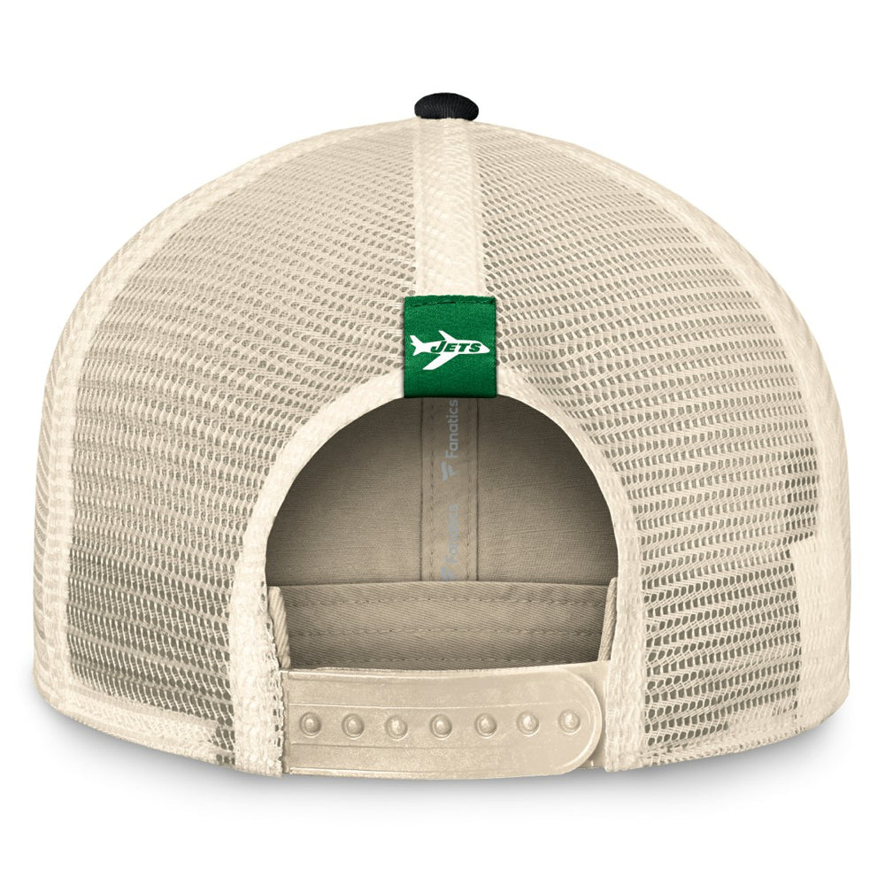 New York Jets Diamond Stripe Trucker Adjustable Hat | NFL New