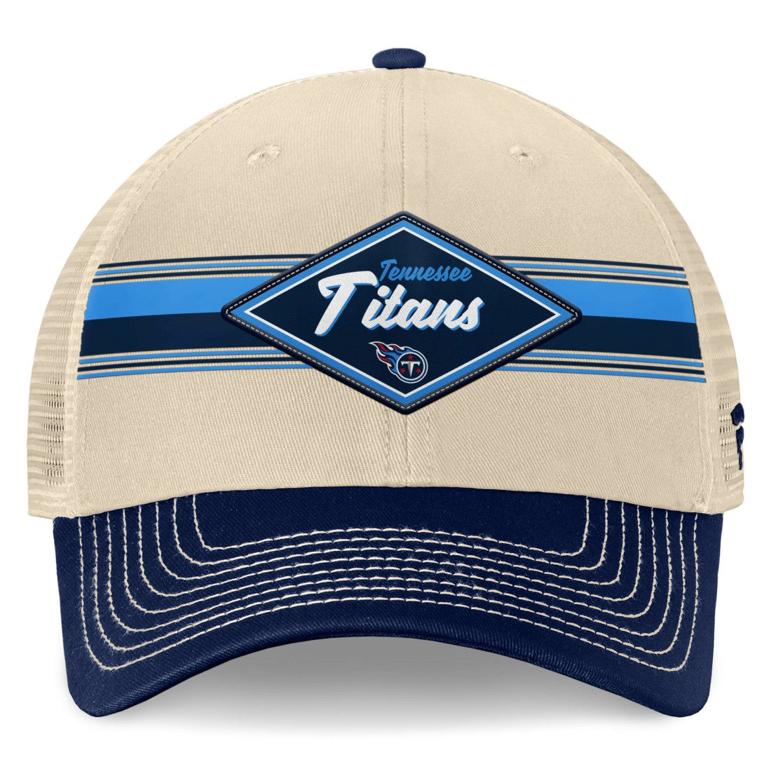 Tennessee Titans Diamond Stripe Trucker Adjustable Hat | NFL Hot