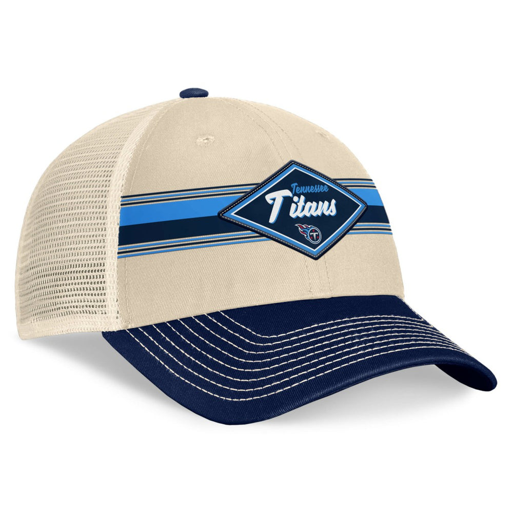 Tennessee Titans Diamond Stripe Trucker Adjustable Hat | NFL Hot
