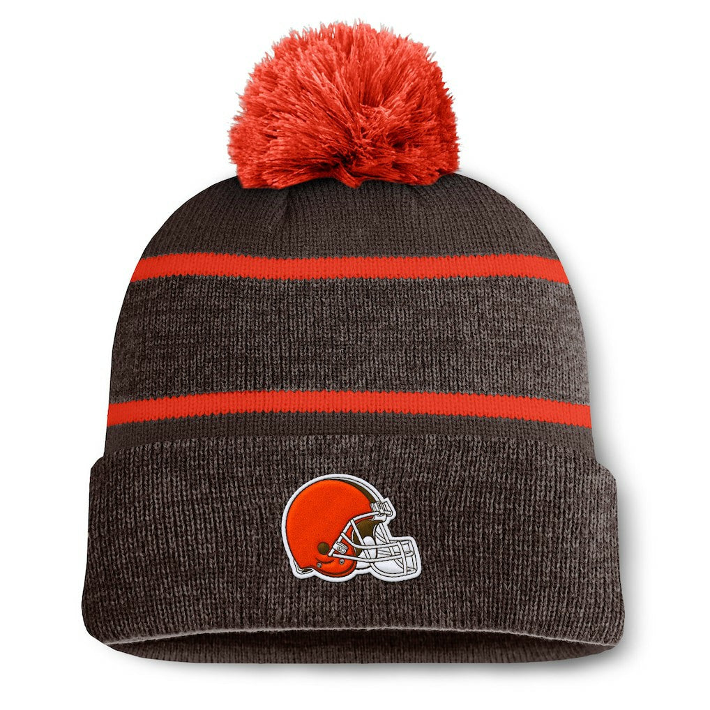 Cleveland Browns Holding Cuffed Knit Hat with Pom | NFL New