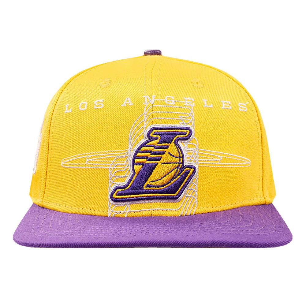 Gold/Purple Los Angeles Lakers Pro Standard Logo Morph Snapback Hat | NBA