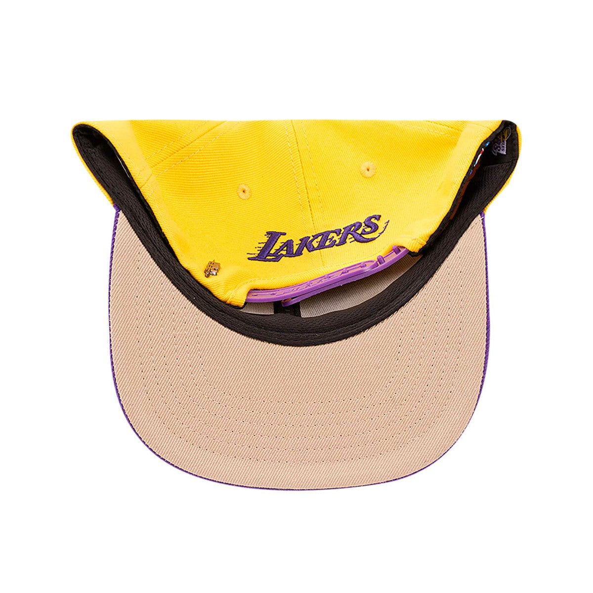 Gold/Purple Los Angeles Lakers Pro Standard Logo Morph Snapback Hat | NBA