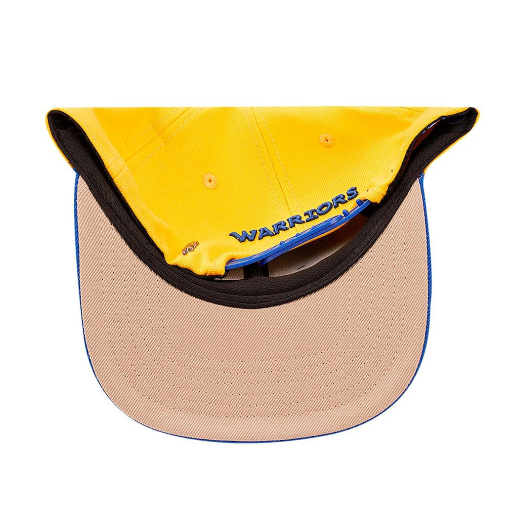Gold/Royal Golden State Warriors Pro Standard Logo Morph Snapback Hat sale | NBA