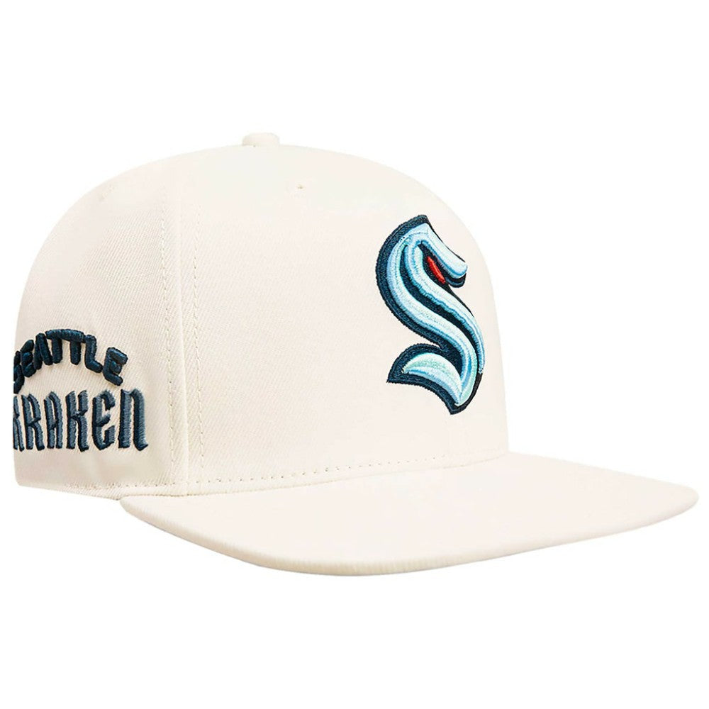 Seattle Kraken Pro Standard Retro Classic Logo Snapback Hat -  NHL Hats