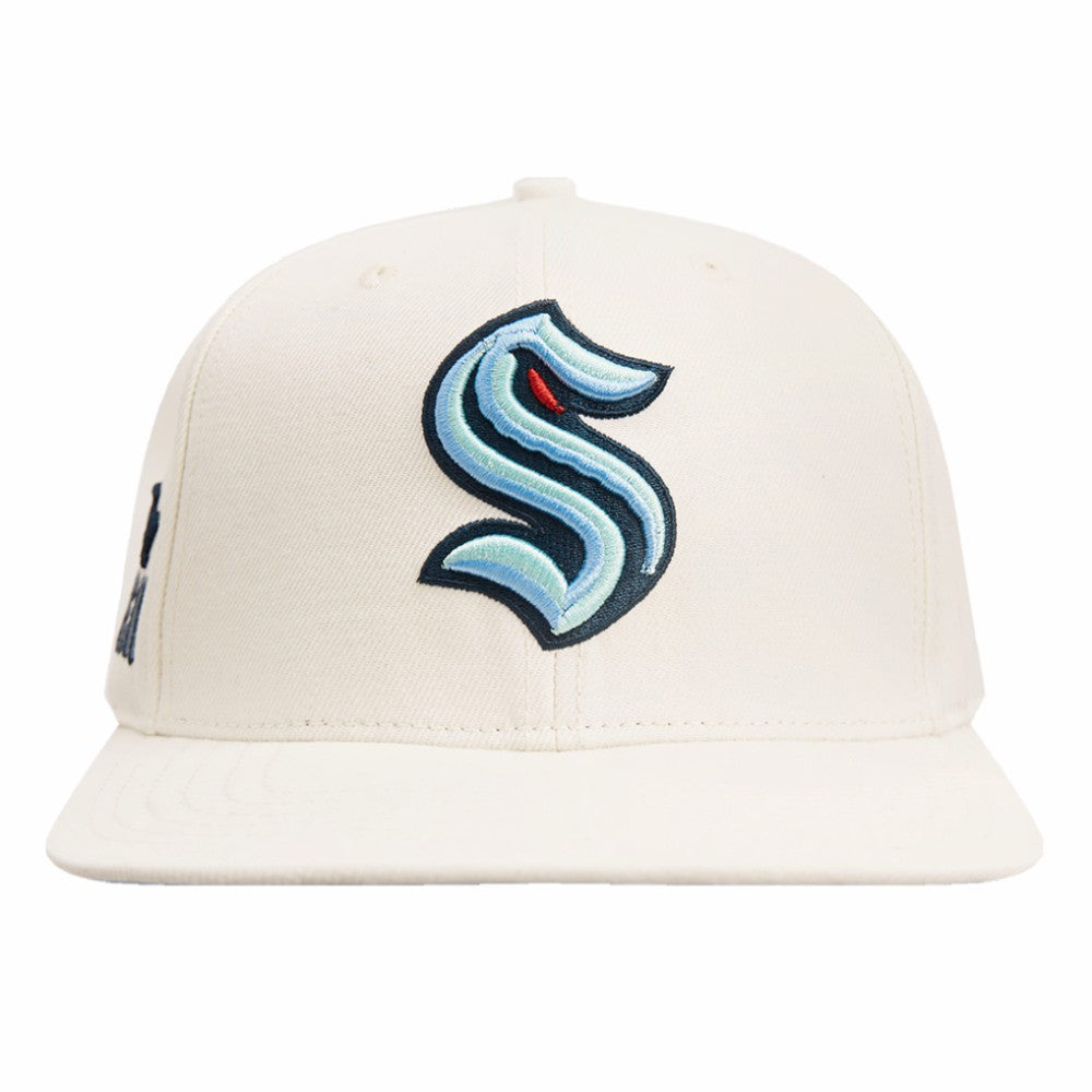 Seattle Kraken Pro Standard Retro Classic Logo Snapback Hat -  NHL Hats