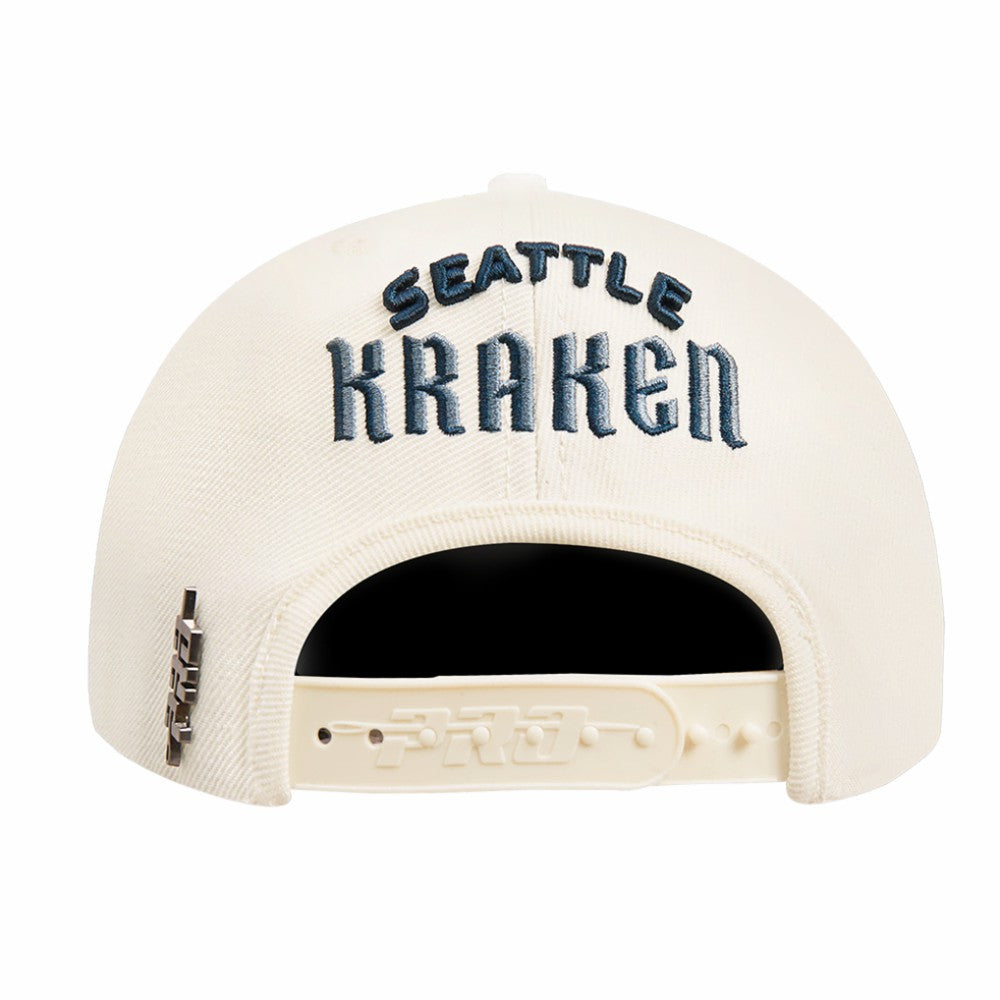 Seattle Kraken Pro Standard Retro Classic Logo Snapback Hat -  NHL Hats