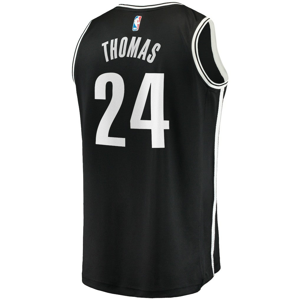 Black Cam Thomas Brooklyn Nets Big & Tall Fast Break Player Jersey | NBA