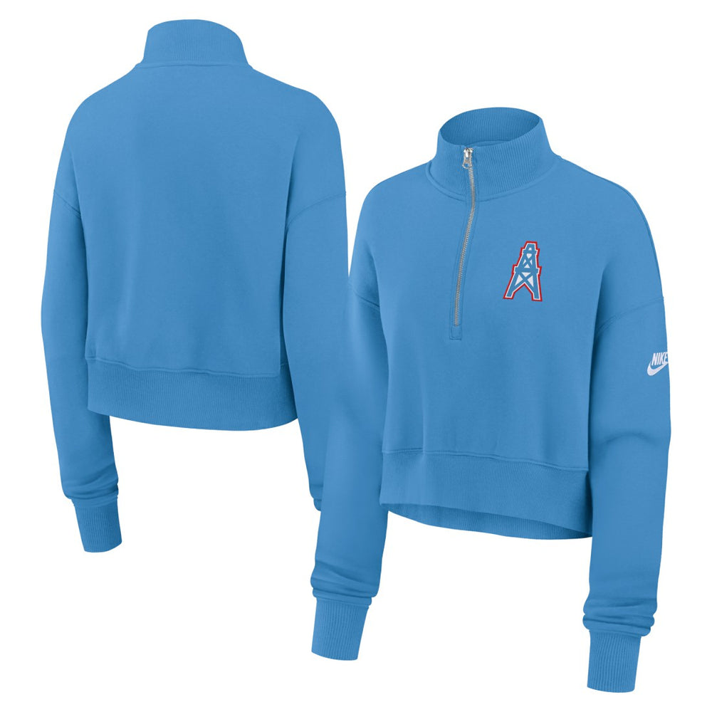 Tennessee Titans Women's Rewind Phoenix Half-Zip Sweatshirt | NFL Hot