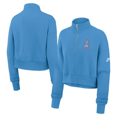Tennessee Titans Women's Rewind Phoenix Half-Zip Sweatshirt | NFL Hot