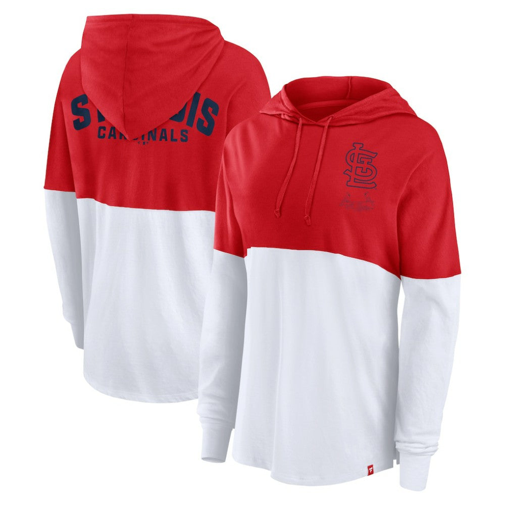 St. Louis Cardinals Fanatics Women's Backup Option Pullover Hoodie - MLB Hoodies