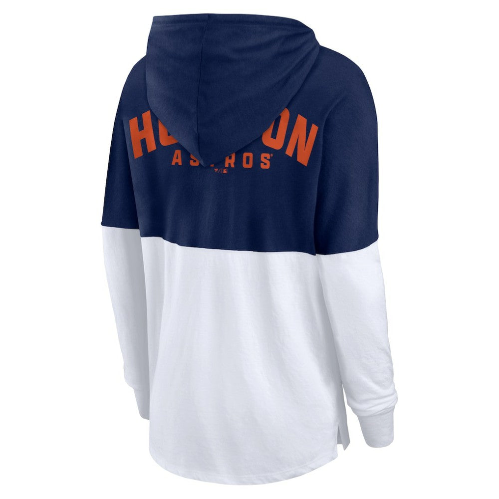 Houston Astros Fanatics Women's Backup Option Pullover Hoodie - MLB Hoodies