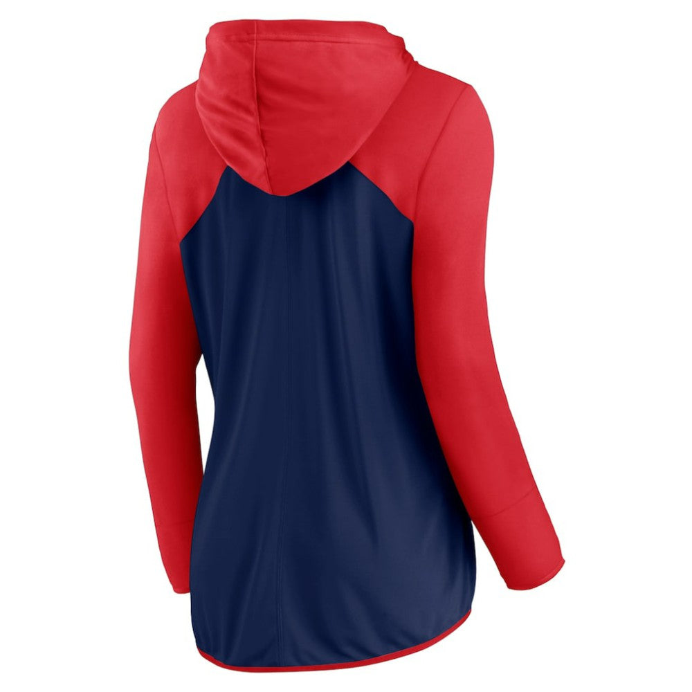 Atlanta Braves Fanatics Women's Script Sleeve Full-Zip Hoodie - MLB Hoodies