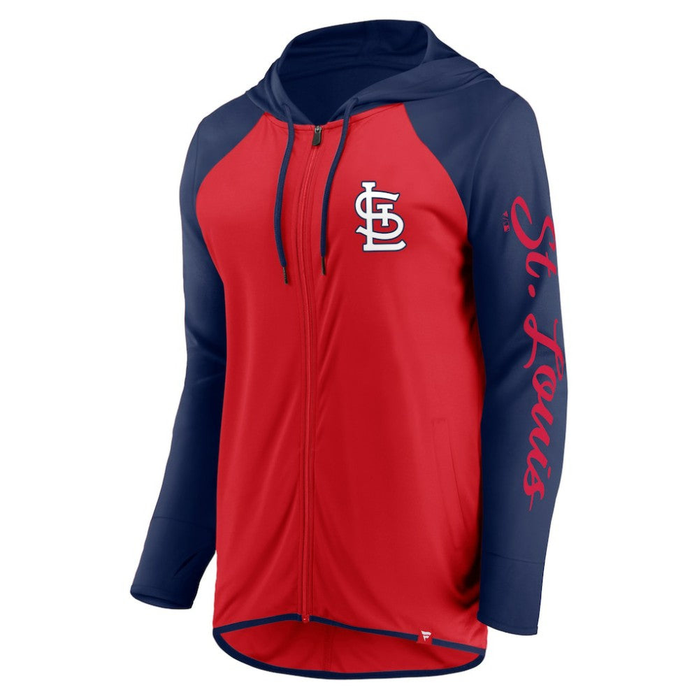 St. Louis Cardinals Fanatics Women's Script Sleeve Full-Zip Hoodie - MLB Hoodies
