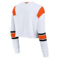 San Francisco Giants Fanatics Women's Stretch Cropped Fashion Long Sleeve T-Shirt - MLB T-shirts