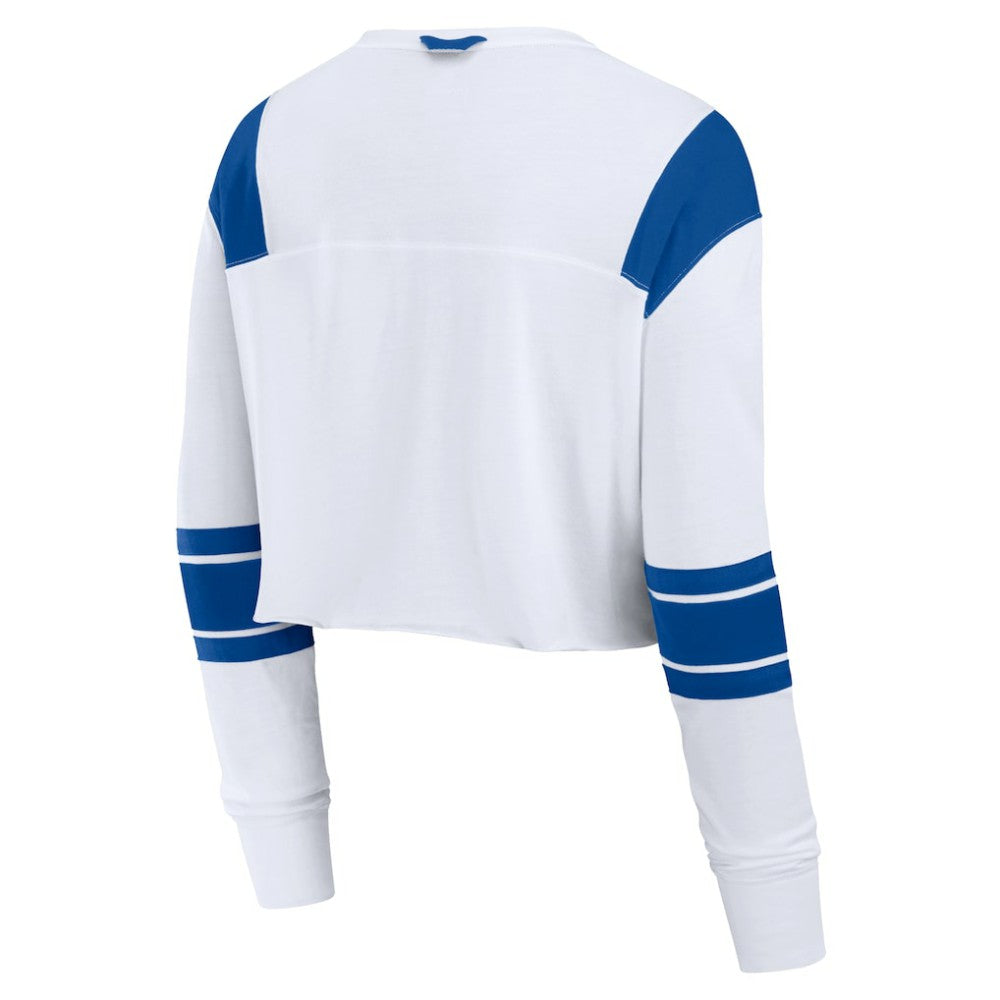 Los Angeles Dodgers Fanatics Women's Stretch Cropped Fashion Long Sleeve T-Shirt - MLB T-shirts