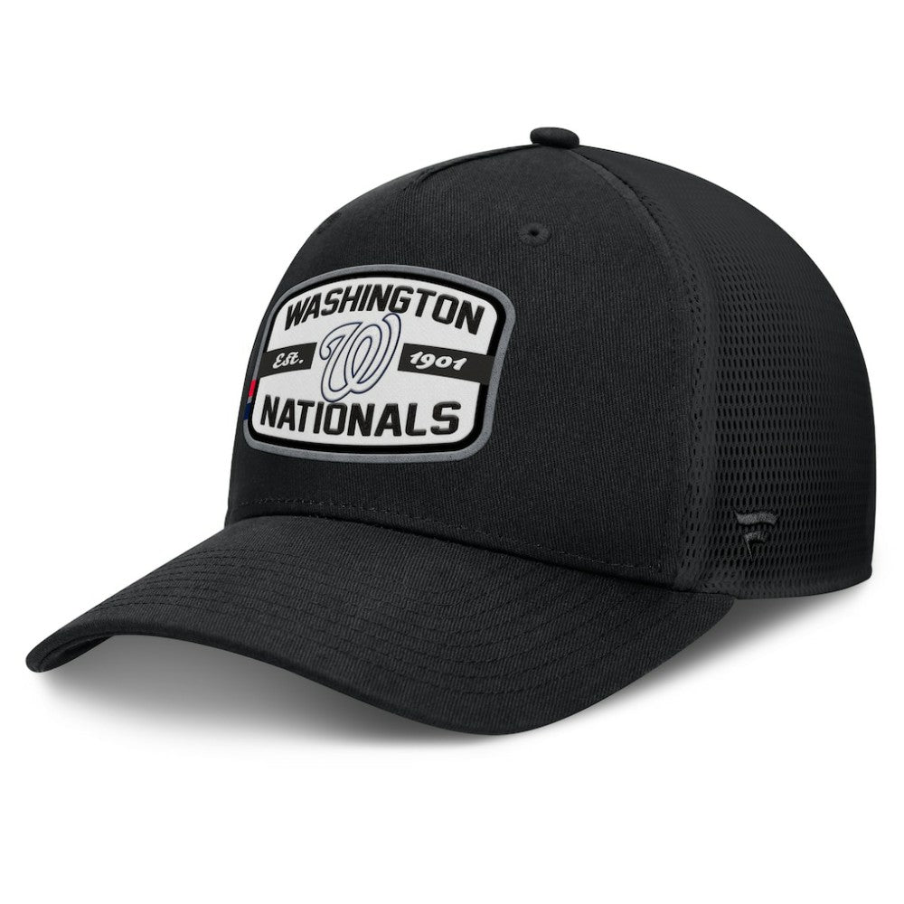 Washington Nationals Fanatics Team Patch A-Frame Trucker Snapback Hat - MLB Hats