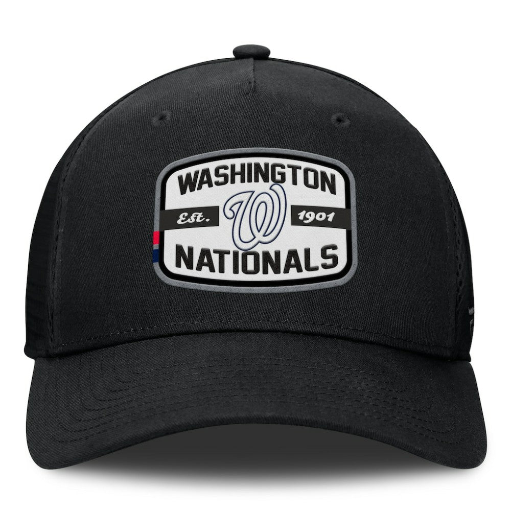 Washington Nationals Fanatics Team Patch A-Frame Trucker Snapback Hat - MLB Hats