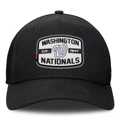 Washington Nationals Fanatics Team Patch A-Frame Trucker Snapback Hat - MLB Hats