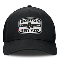 Boston Red Sox Fanatics Team Patch A-Frame Trucker Snapback Hat - MLB Hats