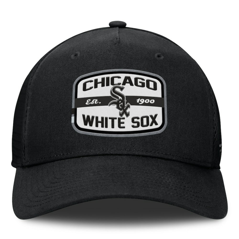 Chicago White Sox Fanatics Team Patch A-Frame Trucker Snapback Hat - MLB Hats