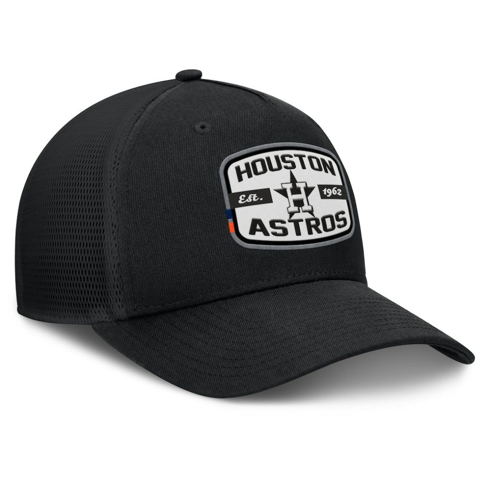 Houston Astros Fanatics Team Patch A-Frame Trucker Snapback Hat - MLB Hats