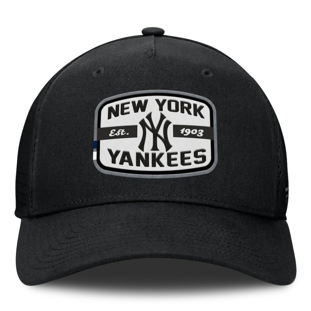 New York Yankees Fanatics Team Patch A-Frame Trucker Snapback Hat - MLB Hats