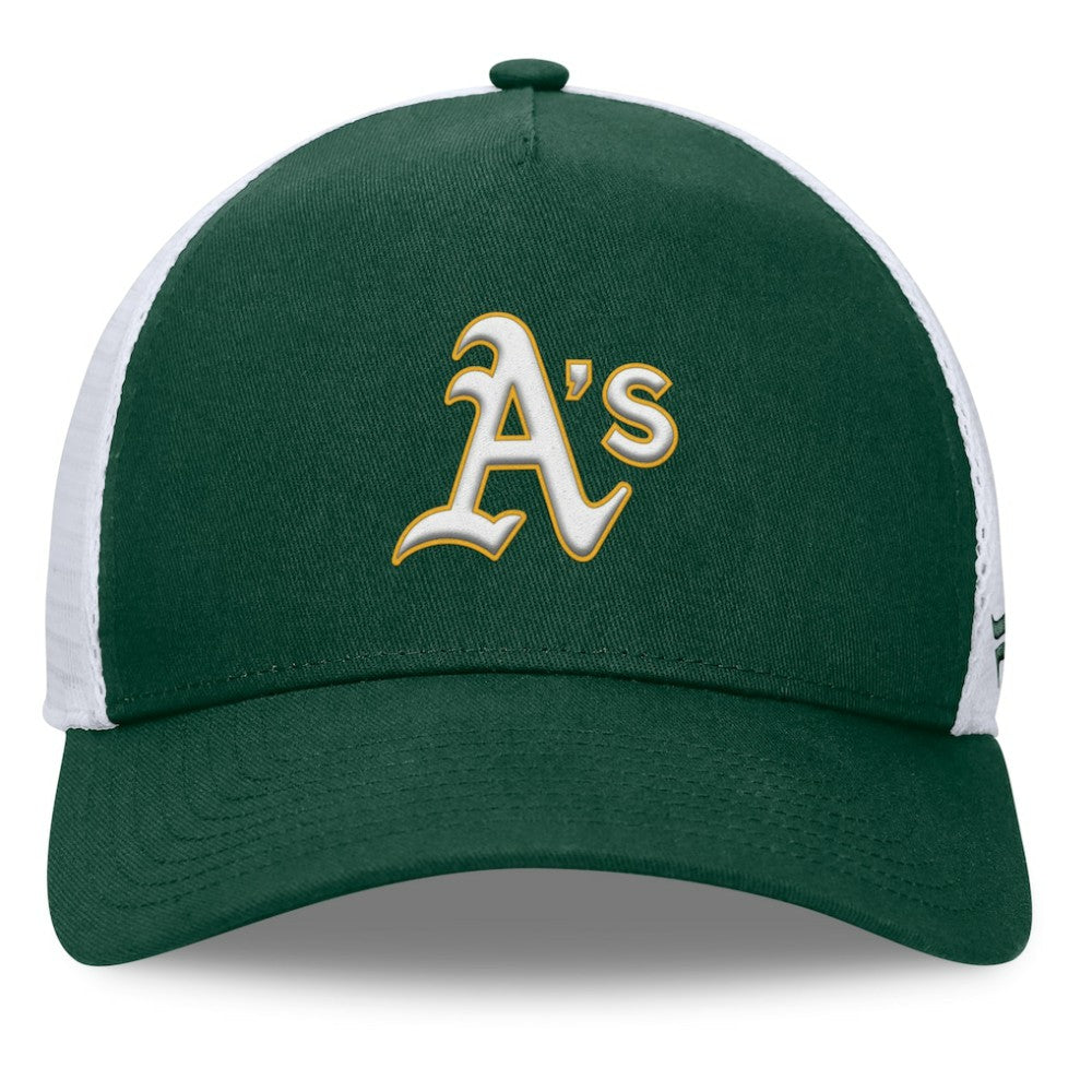 Athletics Fanatics Fundamental A-Frame Adjustable Hat - MLB Hats
