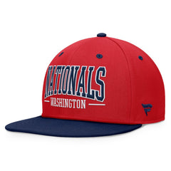 Washington Nationals Fanatics Fundamental Bold Snapback Hat - MLB Hats