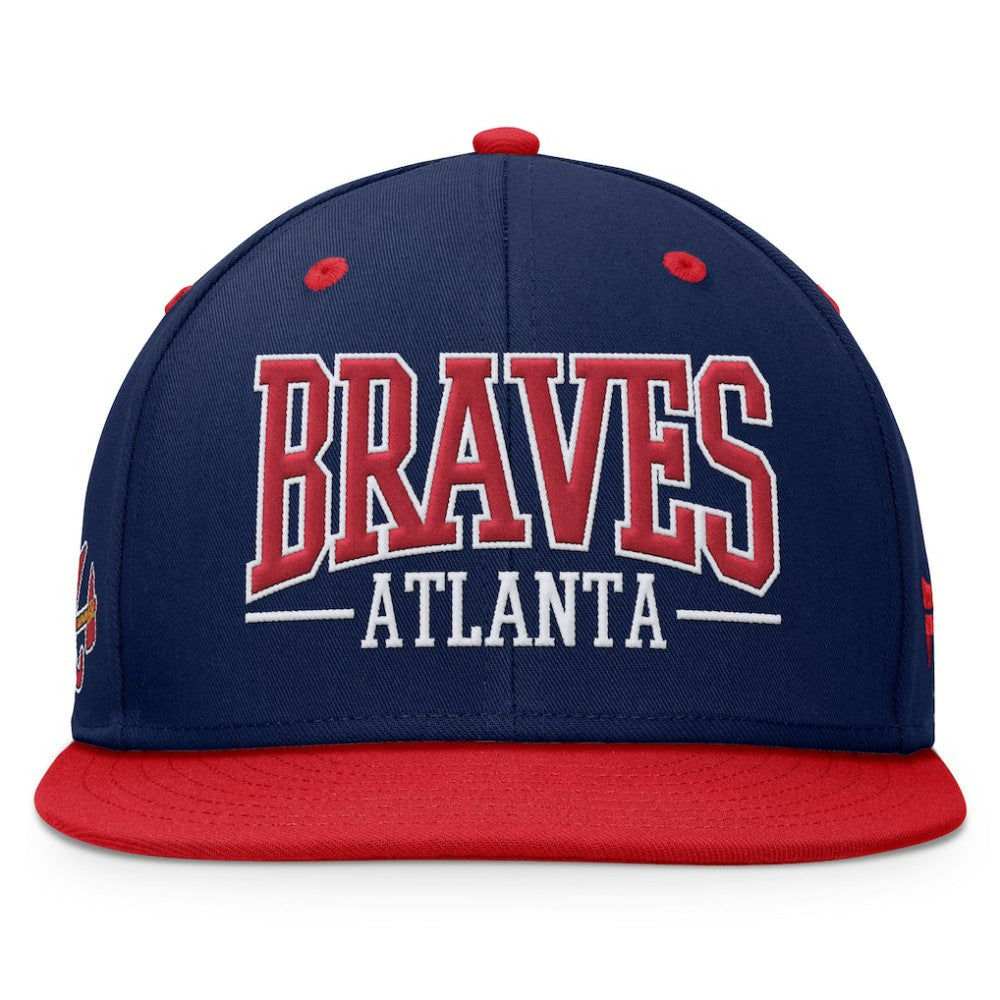 Atlanta Braves Fanatics Fundamental Bold Snapback Hat - MLB Hats