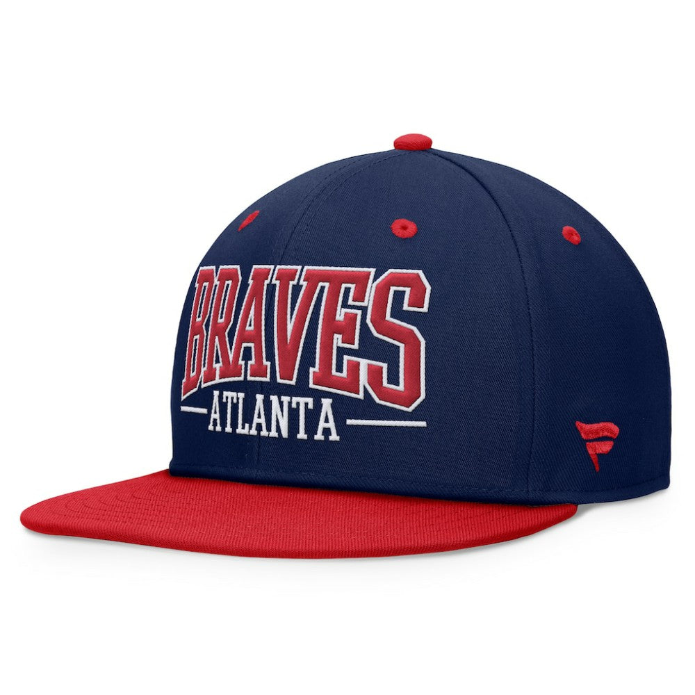 Atlanta Braves Fanatics Fundamental Bold Snapback Hat - MLB Hats