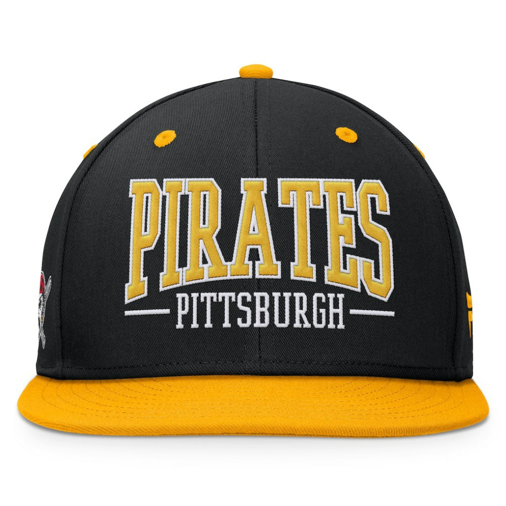 Pittsburgh Pirates Fanatics Fundamental Bold Snapback Hat - MLB Hats