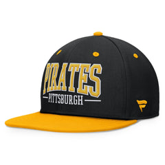 Pittsburgh Pirates Fanatics Fundamental Bold Snapback Hat - MLB Hats