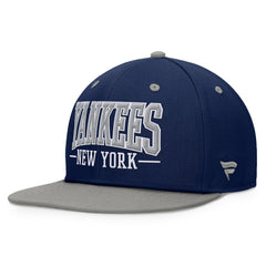 New York Yankees Fanatics Fundamental Bold Snapback Hat - MLB Hats